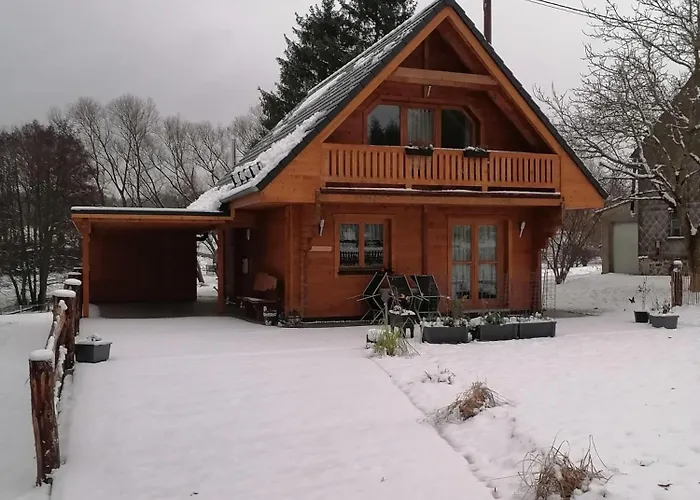 Casa de Férias Blockbohlenhaus-steiner-lodge