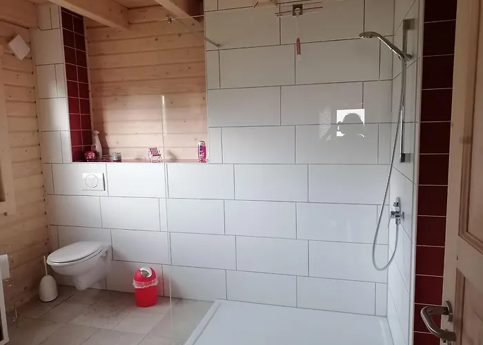 Casa de Férias Blockbohlenhaus-steiner-lodge Steinen (Westerwaldkreis)